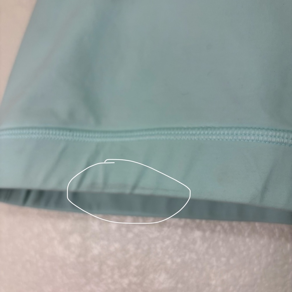 Lululemon Time To Sweat Bra Aquamarine Mint Blue Racerback Sports Bra Size 8 - Picture 11 of 12